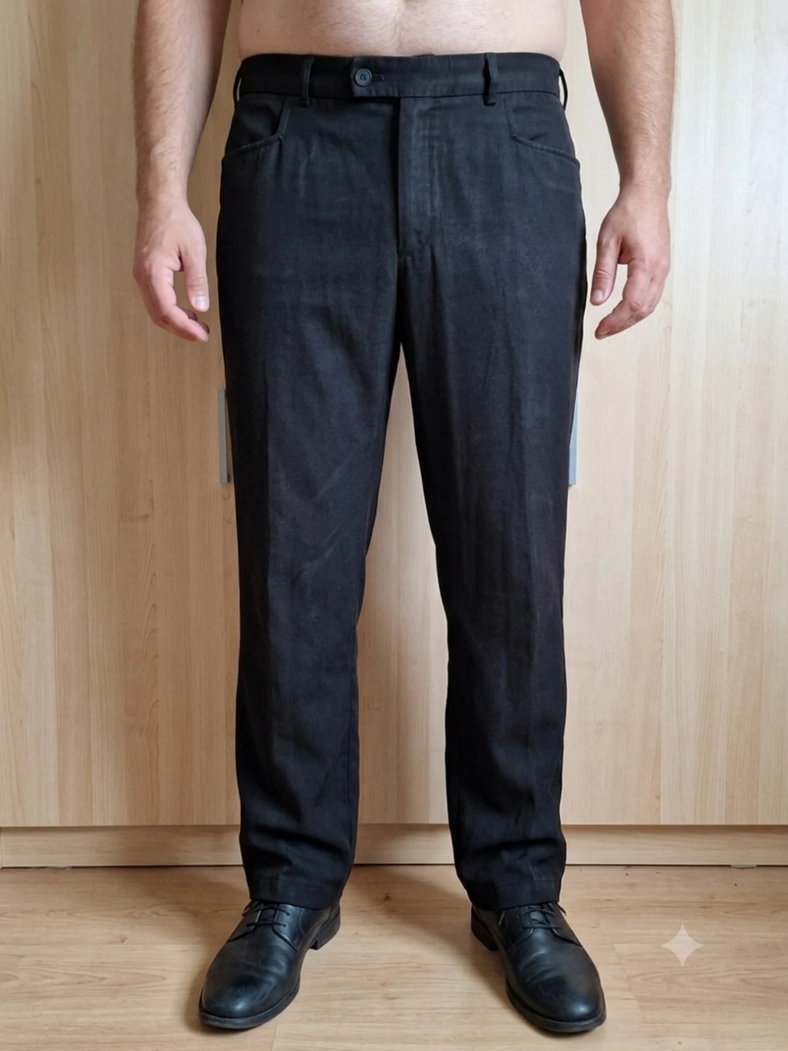 calça social masculina preta ca tamanho 52 – photo 2